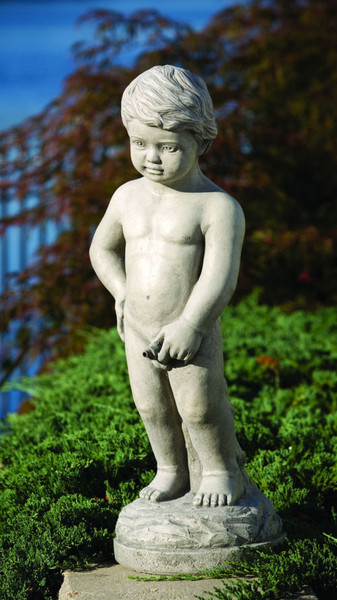 Belgium Boy Plumbed of Brussels Piped Statue